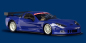 Preview: NSR Slotcars Corvette C6R Test Car Blue Slotcar 1:32 Art 1077