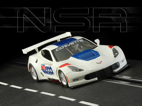 NSR Slotcars Corvette C7R Indianapolis 2017 WHITE Nr. 500 0062