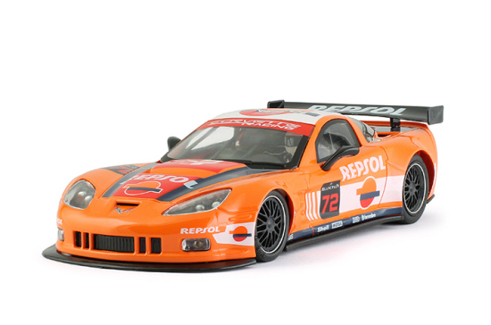 Preview: NSR Slotcars Corvette C6R Repsol Orange Nr. 72