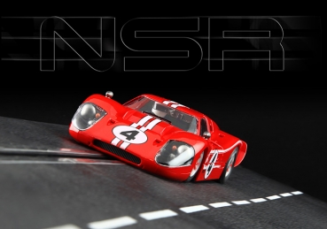 NSR Slotcars Ford MK IV Limited Edition nr4 Red 1:32 Art. 1163