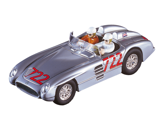 Preview: Carrera Evolution Chassis für 25421 Mercedes 300 SLR Art 89065