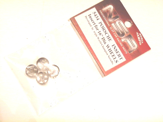 Preview: Felgeneinsatz für Porsch 917 4Stück für 16mm Felge NSR 5434