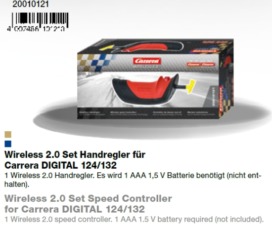 Carrera Digital 132 Wireless 2.0 Controller 10121