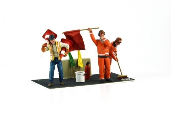 LMM 1/32 Streckenposten Set (3 Figuren + Zubehör)