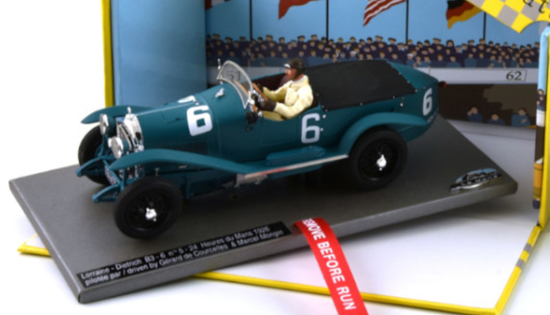 Le Mans B3-6 1926 Nr. 6 in Resin-Collection-Ausführung mit Kunststoff-Chassis