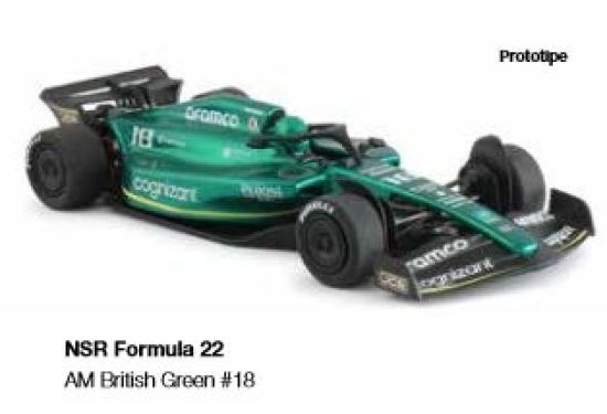 NSR Formula 22 AM Nr. 18 Green Slotcar 1:32 0341