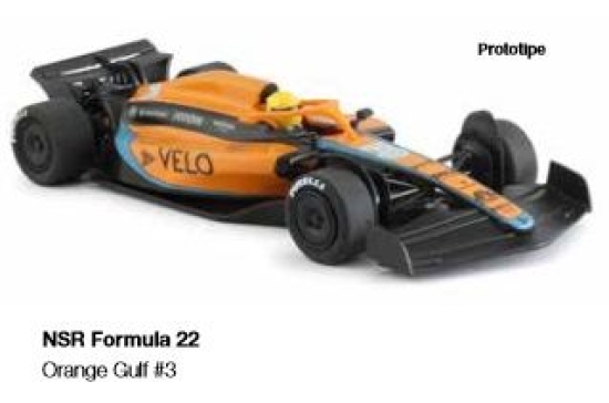 NSR Formula 22 Gulf Nr. 3 Orange Slotcar 1:32 0363