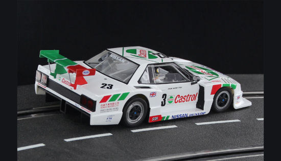 Preview: Sideways Nissan Skyline Turbo Nr. 23 SWFC02 mit Slot.it Technik