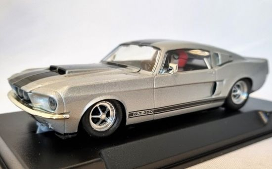 Thunder Slot Mustang G.T.350, 1967 Silver Frost