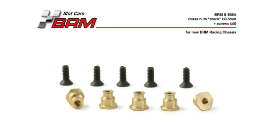 BRM Y-Träger-Hülsen 3.5mm (standard) 5 Stück S-604B