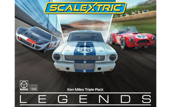 Preview: Scalextric Ken Miles Triple Pack c4619a