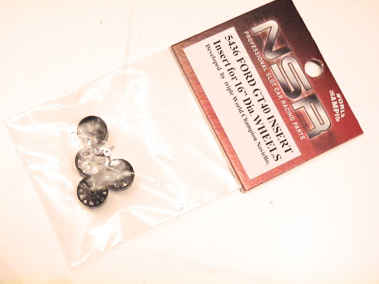 Preview: Felgeneinsatz für Ford GT40 4Stück für 16mm Felge NSR 5436