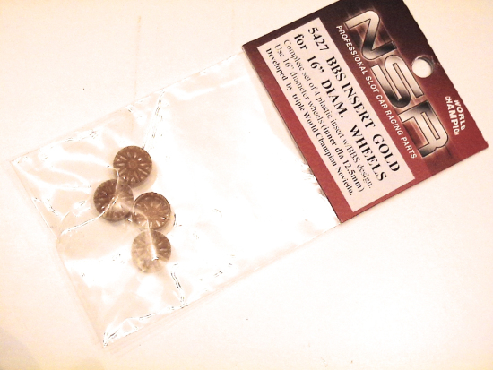 Preview: Felgeneinsatz Gold 4Stück für 16mm Felge NSR 5427