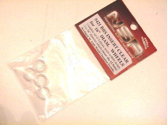 Preview: Felgeneinsatz Weiß 4Stück für 16mm Felge NSR 5421