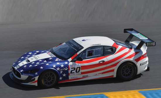 Preview: Scalextric Maserati Trofeo 20 Stars&StripeHD -3603-