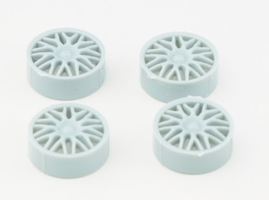 Felgeneinsatz Silber 4Stück für 17mm Felge NSR 5426