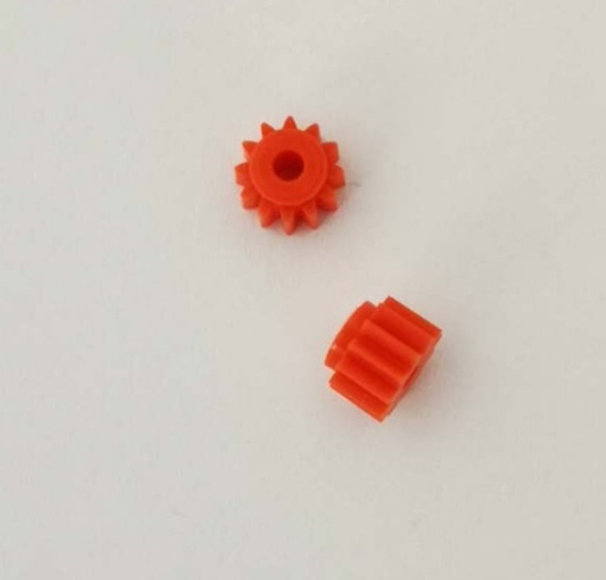 Motorritzel Kunststoff 12 Zähne 7 mm 2Stück