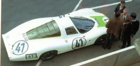 Porsche 907 LH LeMans 67 Nr. 41 unlakiert