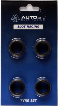 REIFENSATZ (4 Stück / Gummi / Härte 60A) Kategorie: Slot 1:32