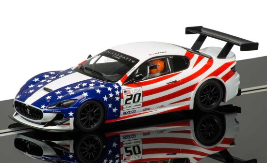 Scalextric Maserati Trofeo 20 Stars&StripeHD -3603-