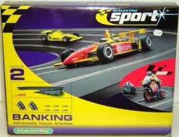 Scalextric R2 KURV.45GRAD M.10GRAD NEIG.2X Art 8296