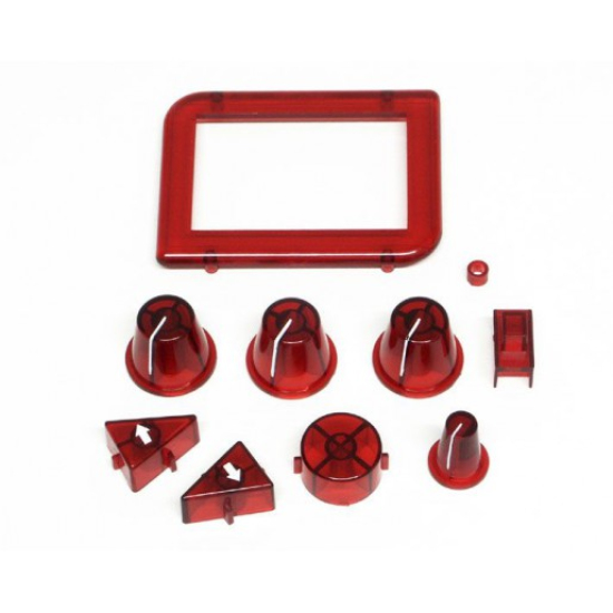 Drehknopf- und Tastenset rot für Handregler Zubehör, SCP03a