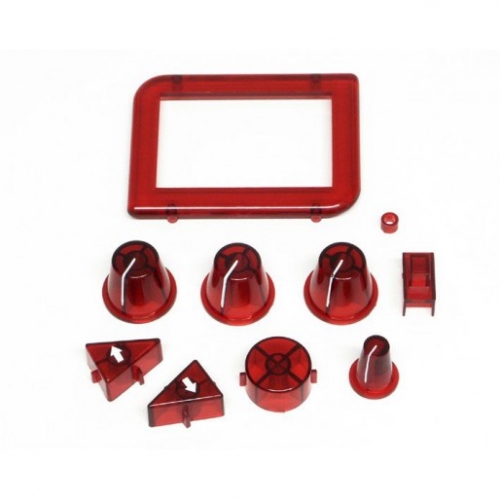 Drehknopf- und Tastenset rot für Handregler Zubehör, SCP03a