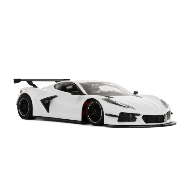 NSR Slotcar Corvette C8R Test Car White