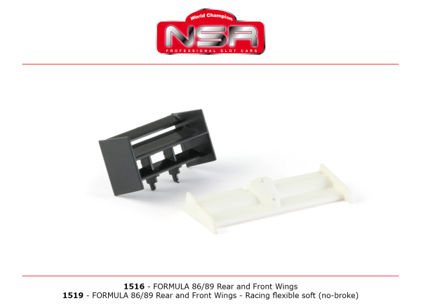 NSR Formula 86/89 Heck- und Frontflügel 1514