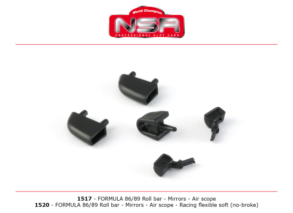 NSR Formula 86/89 Roll Bar, Mirror, Air Scope 1517