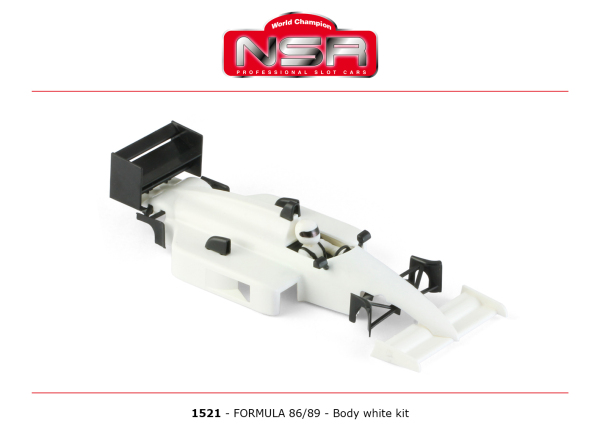 NSR Formula 86/89 Body White Kit 1521