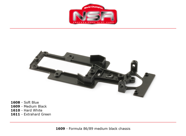 Formula 68/89 Chassis 1Stück Soft Blue 1608