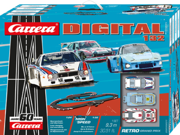 Carrera Digital 132 Grand Prix 9,3m 60Jahre Carrera
