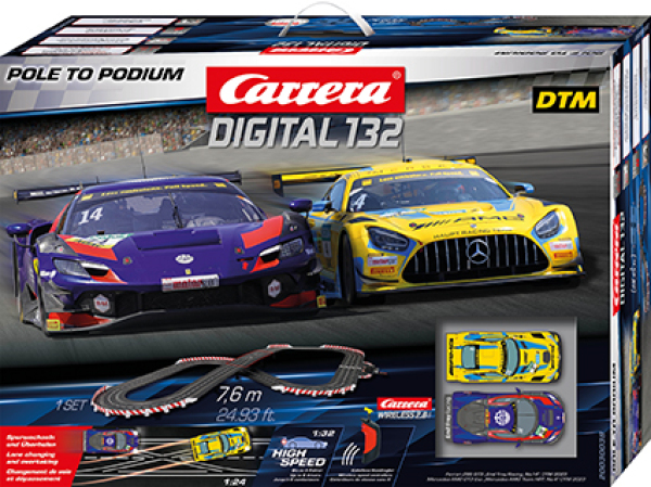 Carrera Digital 132 Pole to Podium 7,6m
