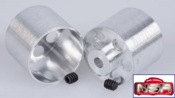 Alu-Felgen, 3mm Axe 17 Außen 16 Innen 14 Breit für Moosgummi 2 Stück 5012