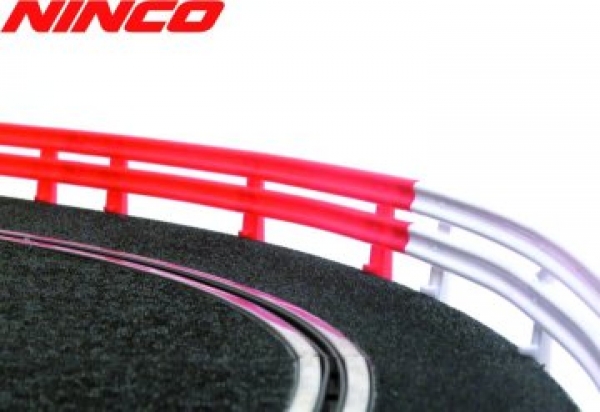 Ninco Leitplanke 12x (6x rot+6x weiss) 10201