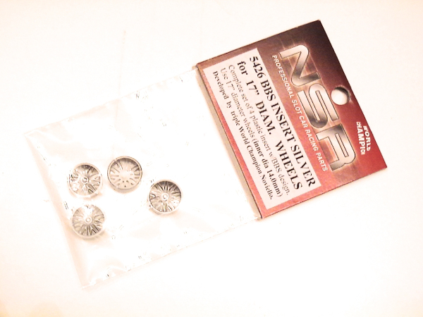 Felgeneinsatz Silber 4Stück für 17mm Felge NSR 5426