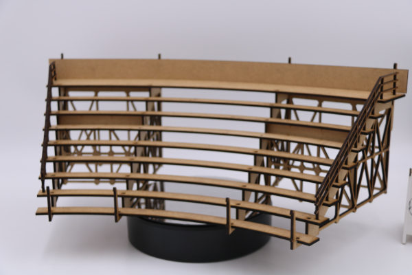 AT-BA Tribüne ohne Dach 220009 für Kurve 1 Carrera