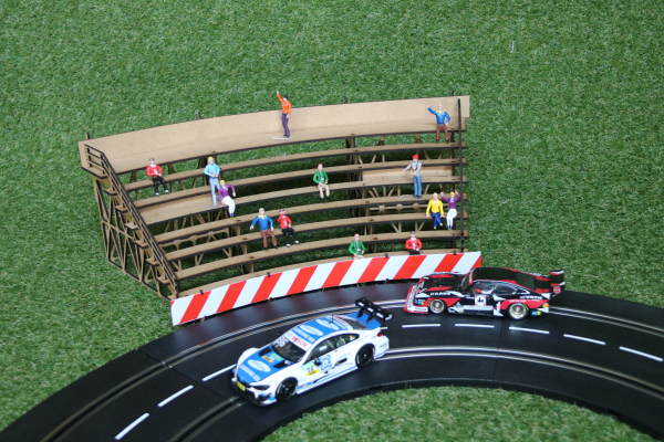 AT-BA Tribüne ohne Dach 220009 für Kurve 1 Carrera