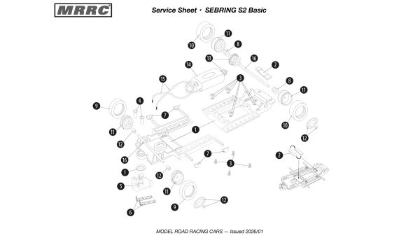 MRRC Komplett Chassis S2 Race 3595