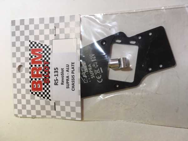 BRM RevoSlot Toyota Supra Fahrwerksgrundplatte  Aluminium  RS 135