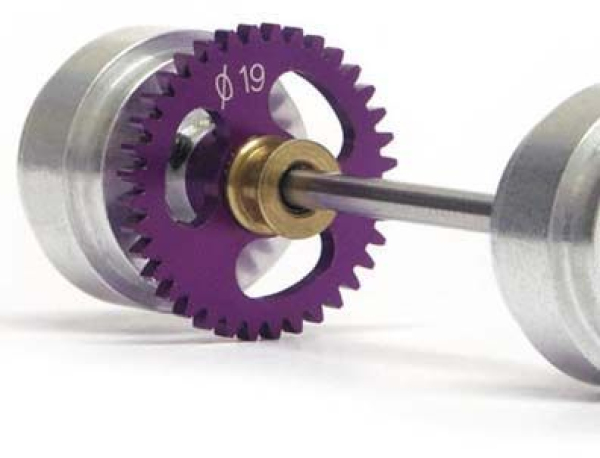 Slot it Zahnrad 32Z Ø16mm Alu Leicht 1Stück ga1632e