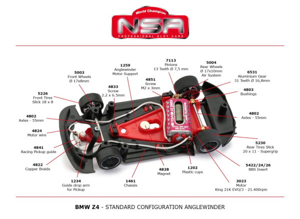 NSR BMW Z4 Martini Racing Grey Nr. 24