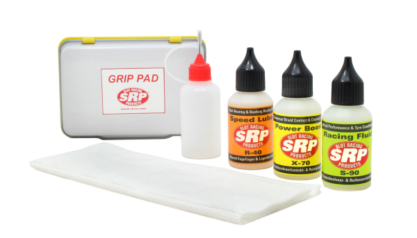Service System Pro inkl.R-40 Rennöl, X-70 Reiniger, S-90 Tuning Fluid u.Tune-Up-Zubehör