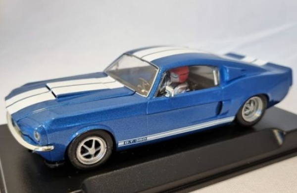Thunder Slot Mustang G.T.350, 1967, Blue Acapulco