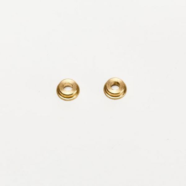 BRM Achslager 6X3mm Messing für 3mm Achse 2Stück