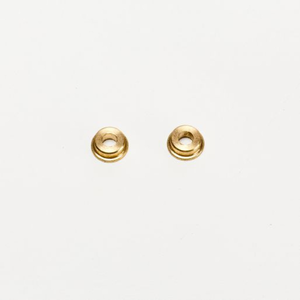 BRM Achslager 6X3mm Messing für 3mm Achse 2Stück