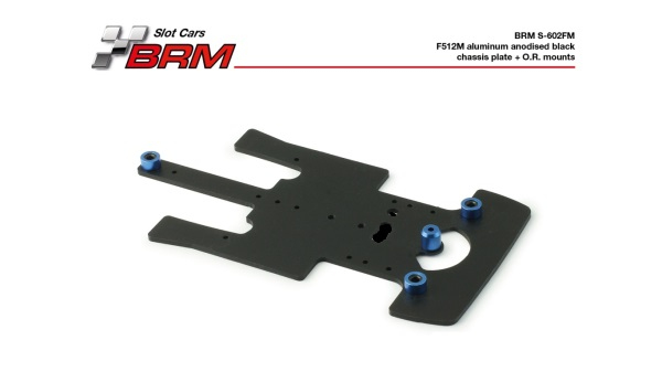 BRM Fahrwerksgrundplatte mit Aussparung für Digital Chip für 512 BRM S-602FM