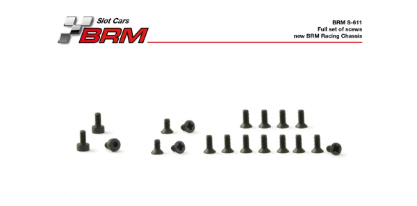 BRM Schraubensortiment für das neue Racing Fahwerk  S-611