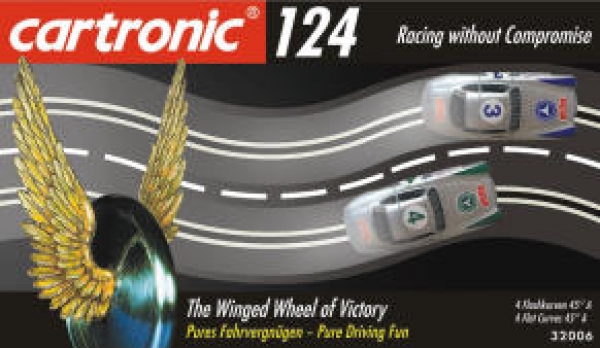 Cartronic  Flachkurve  45`A  4er  Pack